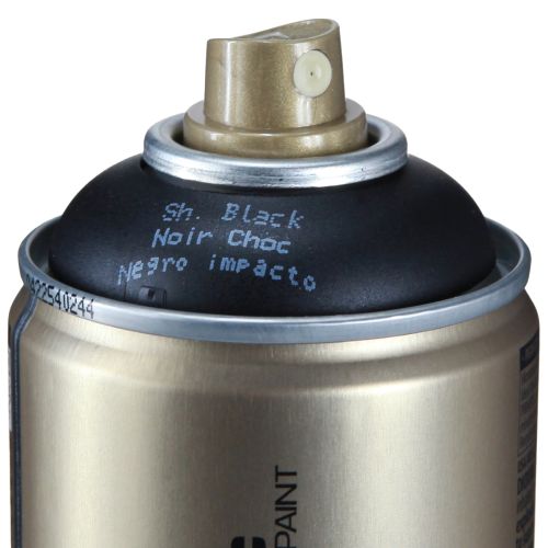 Artikel Sprayfärg svart Montana Gold sprayfärg akryl 400ml