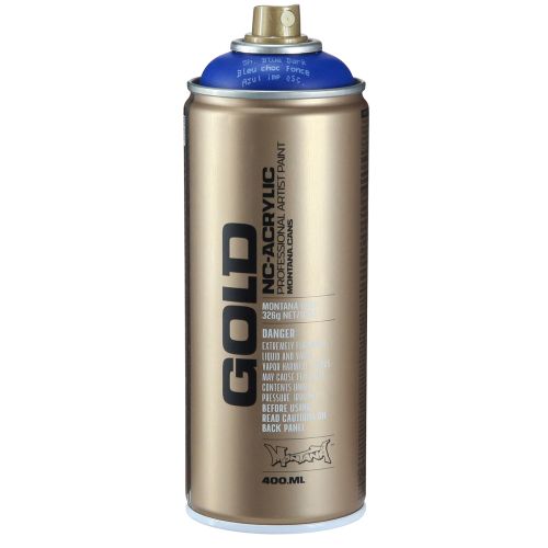 Sprayfärg i blå matt Montana Gold färgspray 400ml