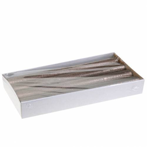 Artikel Koniska ljus enfärgade koppar metallic 34mm×240mm 4 st