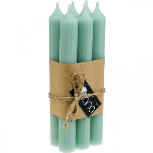 Artikel Stickljus gröna ljus jade ljus dekoration Ø21mm 170mm 6 st