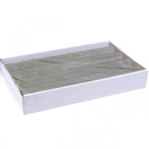 Artikel Enfärgade ljus olivgröna pinnljus 34×240mm 4 st