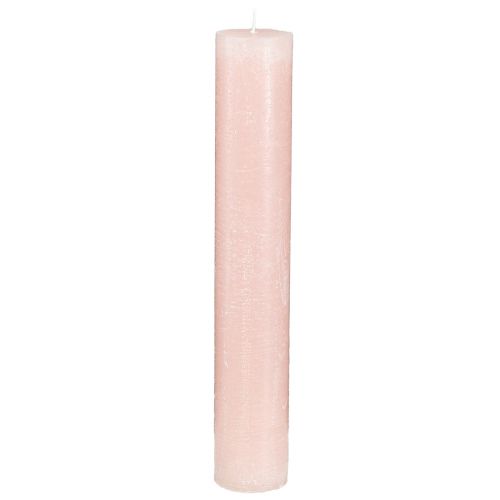 Stickljus, enfärgade ljus, ljusrosa, 50x300mm, 4 st