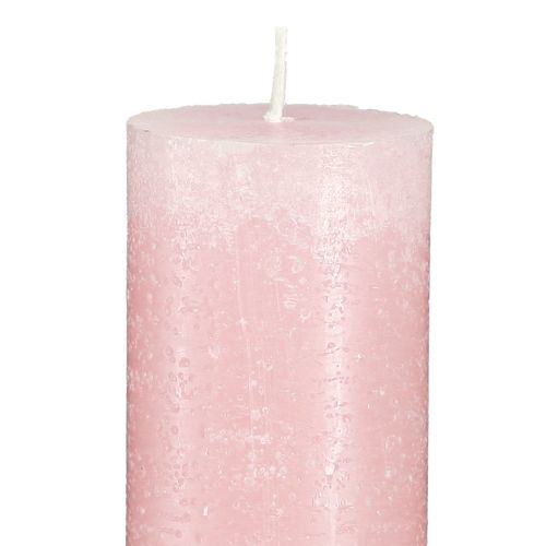 Artikel Stickljus, enfärgade ljus, ljusrosa, 50x300mm, 4 st
