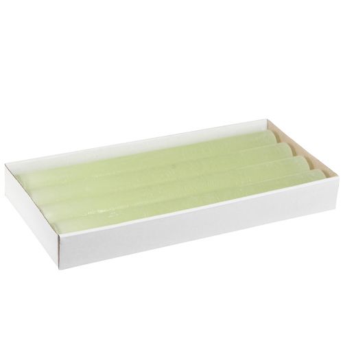 Artikel Stickljus limegröna enfärgade ljus 34x300mm 4 st