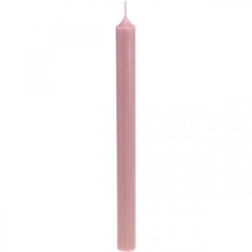 Floristik24 Rustika ljus pinnljus färgade rosa 350/28mm 4 st
