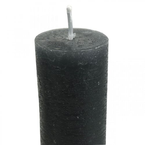 Artikel Koniska ljus enfärgade antracitljus 34×240mm 4 st