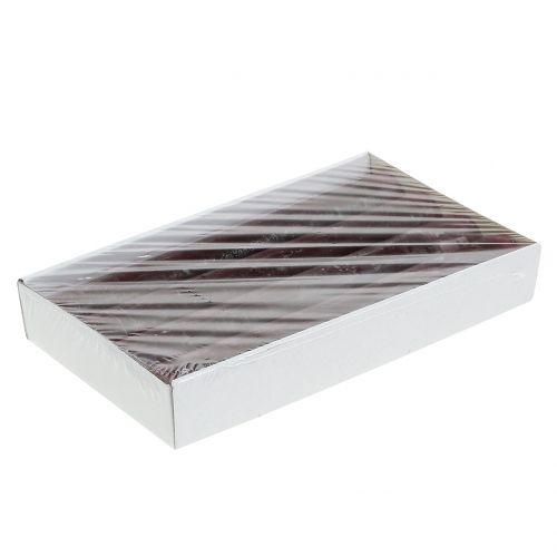Floristik24 Koniska ljus enfärgade vinröd 34mm x 240mm 4st