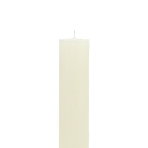 Artikel Taper ljus enfärgad kräm 34mm x 300mm 4 st
