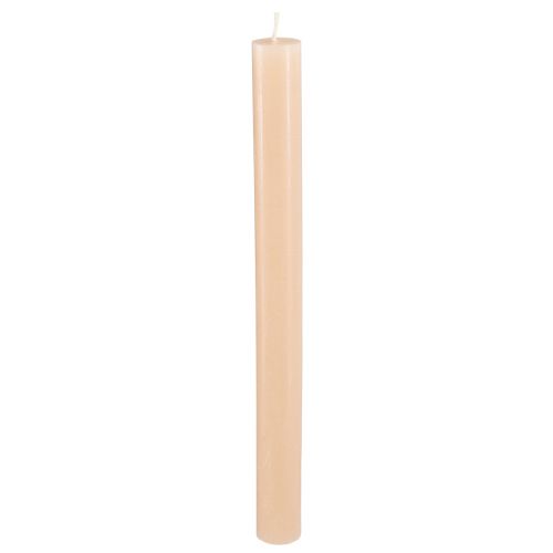 Koniska ljus färgade orange persika 21×240mm 12st