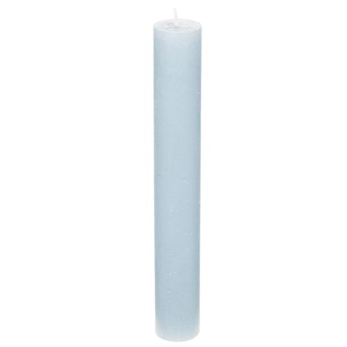 Blått koniskt ljus för ljusstakar och bordsdekoration, 34x240mm, 4 st