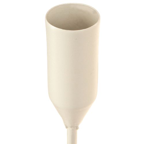 Artikel Konisk ljushållare 6 ljus ljushållare grå Ø20cm H31cm