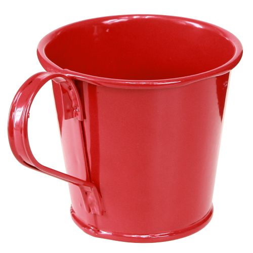 Artikel Metallljushållare kopp röd H6cm 6 st