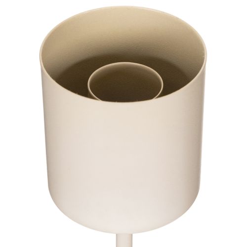 Modern 45 cm cylinderformad ljusstake i glas | Floristik24.se
