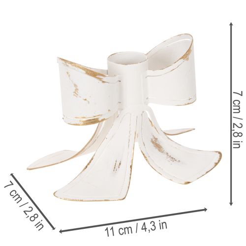 Vintage rosettljushållare, 12 cm | Floristik24.se