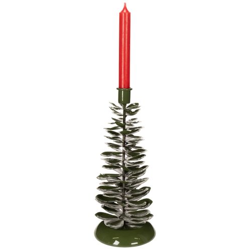 Ljusstake julgran grön