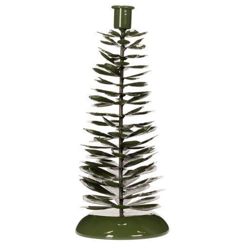 Ljusstake julgran grön