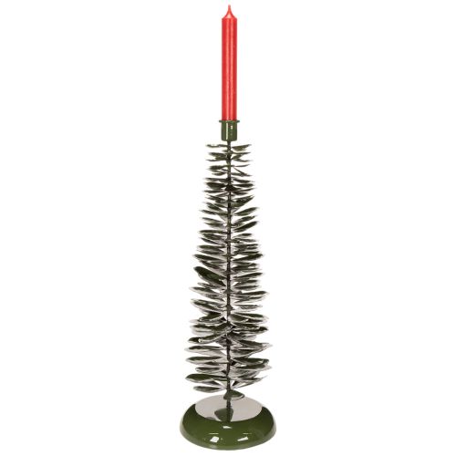 Ljusstake i julgransdesign,