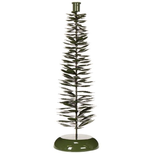 Ljusstake i julgransdesign,