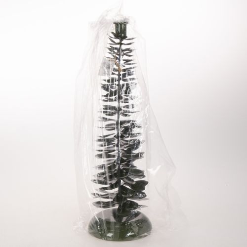 Ljusstake i julgransdesign,