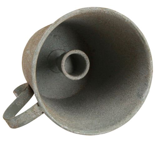 Artikel Avsmalnande ljusstake vintage kopp dekorativ grå Ø11cm H11cm