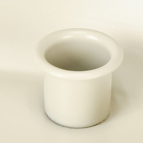 Artikel Konisk ljushållare för 4 ljus, ljusskål, grå metall, Ø30cm