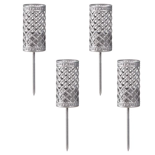 Artikel Stickljushållare för pluggning silvergrå Ø24mm H10cm 4 st