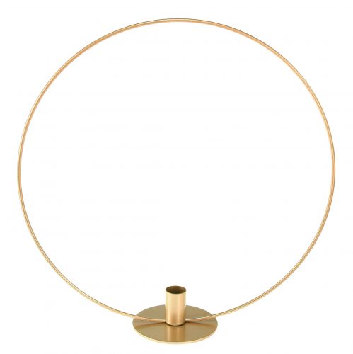 Artikel Dekorativ ring metallring ljusstake champagne Ø35cm