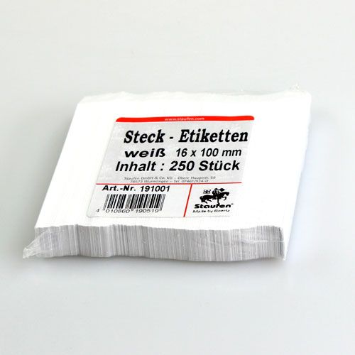 Artikel Insticksetiketter 16mm x 100mm 250 st