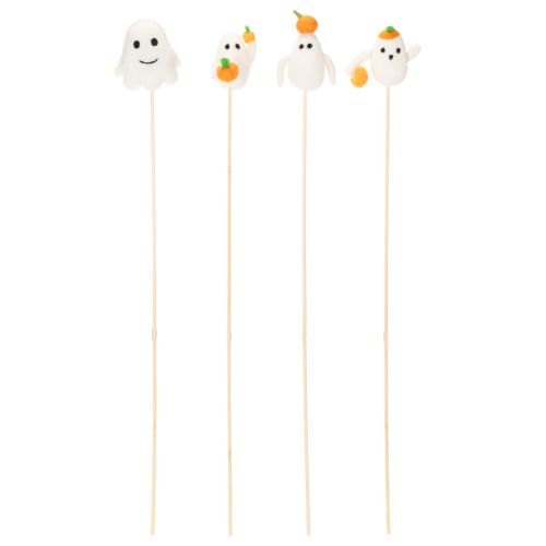 Spökfigurer på träpinnar, Halloweendekoration, 54 cm, 8 stycken | Floristik24.se