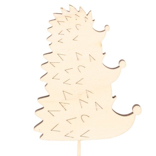 Dekorativa trädgårdspinnar - Färgglad igelkottfamilj - 34 cm, 12 delar | Floristik24.se