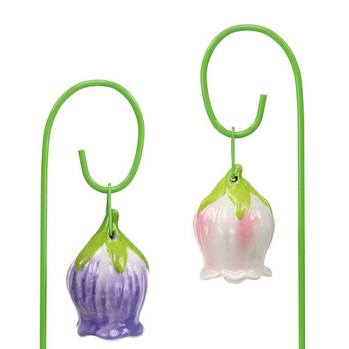Floristik24 Keramisk blommaplugg 5cm 28cm 8st