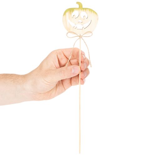 Dekorativ pumpa med ansikte Halloweendekoration, 31 cm, 12 stycken | Floristik24.se