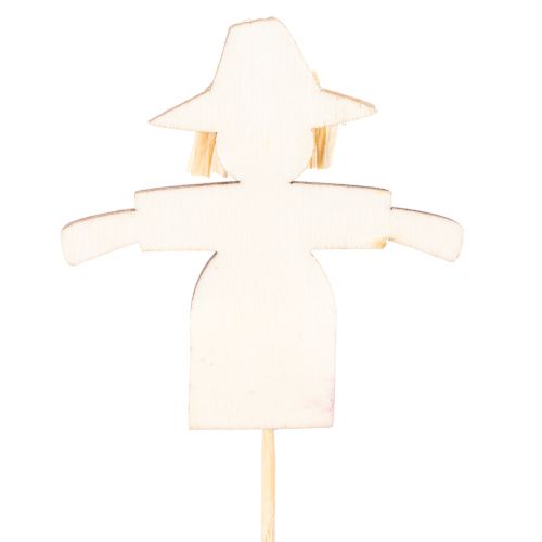 Träfågelskrämdekorationer, blandade färger, 30 cm, 12 bitar | Floristik24.se