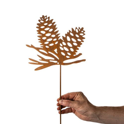Dekoration av metallkotte, kottemotiv, 96 cm | Floristik24.se