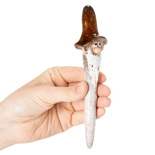 Dekorativ trädgårdstomtefigur för krukor, 16 cm, 2 stycken | Floristik24.se