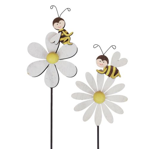 Vårdekoration blomplugg bi dekoration 11×7,5cm 6st