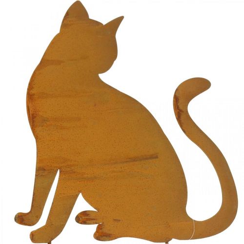 Artikel Patina Garden Stake Cat Bed Stake Retro H41,5cm