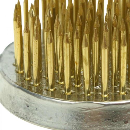Artikel Blomma igelkottsplugg igelkott Kenzan Ikebana mässing rund Ø 40mm