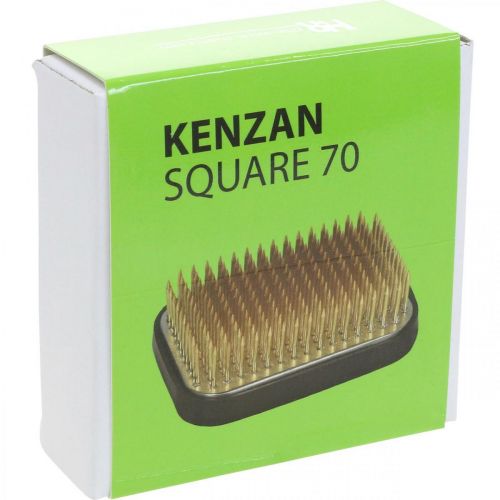 Artikel Hedgehog Kenzan Rektangulär Silver Mässing 70×50mm