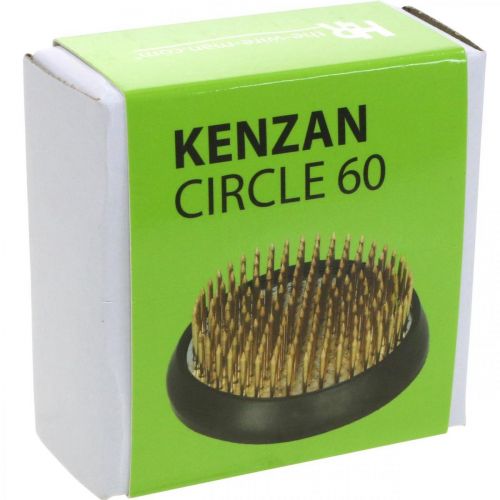 Artikel Plug-in igelkott Kenzan rund blomma igelkott silver mässing Ø60mm