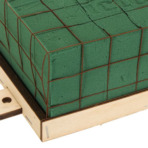 Artikel Blommig skumkloss Florette Eco träbas 18×10 cm