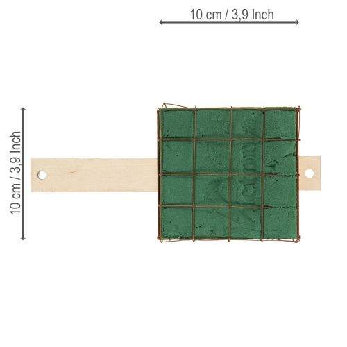 Artikel Blommig skumkloss Florette Eco med trä 10×10 cm