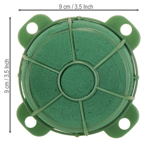 Artikel Rund blomdekorationshållare i skum Ø9cm H5cm 4 st