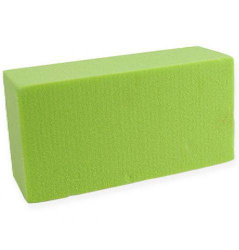 Floristik24 Floral Foam Bricks Rainbow Lime Green 4st