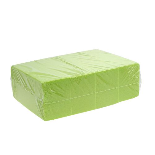 Floristik24 Floral Foam Bricks Rainbow Lime Green 4st
