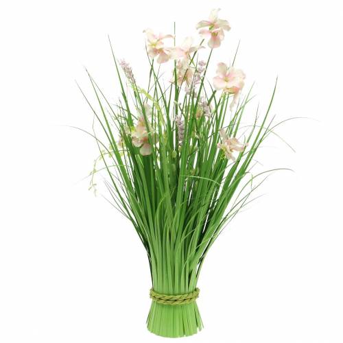 Floristik24 Deco stående bukett med ängsblommor konstgjord rosa 51cm