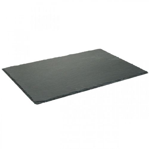 Floristik24 Naturskiffer, stenbricka, skiffer antracit 45×30cm