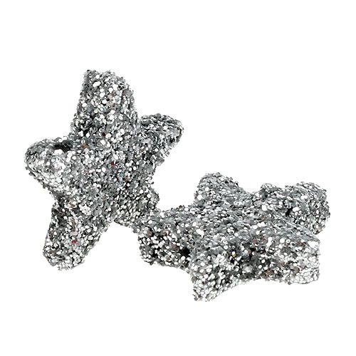 Artikel Star Glitter 1,5cm för att strö silver 144st
