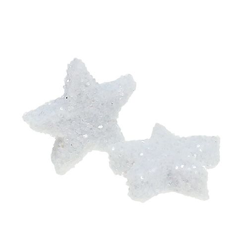 Artikel Star Glitter 1,5cm för att strö vit 144st