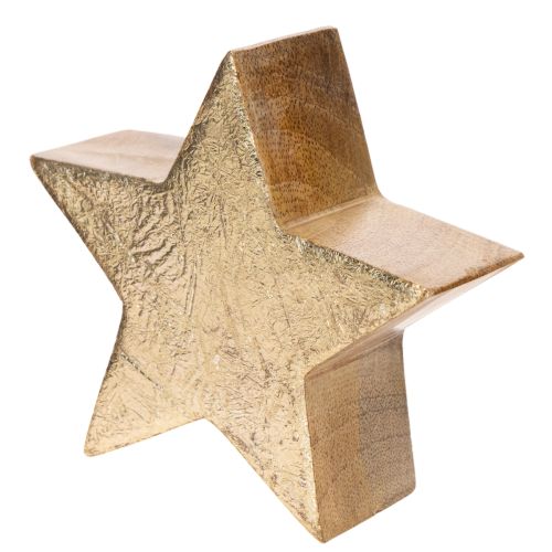 Dekorativt julstjärneställ för bord eller hylla, 10 cm, 3 stycken | Floristik24.se